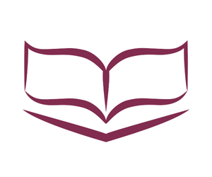 a stylized drawing of a book that links to the Recs page